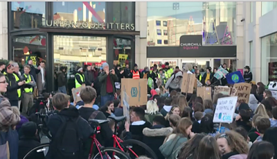 Black Friday protest in Brighton