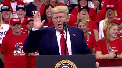 Trump ridicules ex-FBI investigators' affair - BBC News