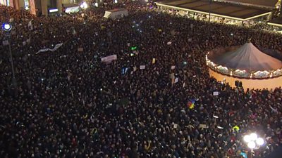 Anti-nationalist Sardines demonstrate in Florence