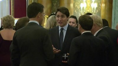 Justin Trudeau speaks with Boris Johnson, Emmanuel Macron, Princess Anne and Mark Rutte