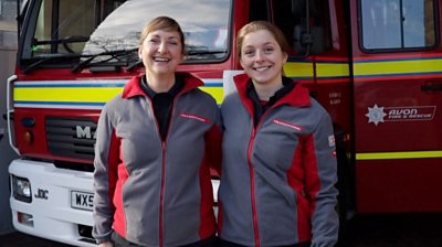 Katherine and Michelle from Avon Fire & Rescue