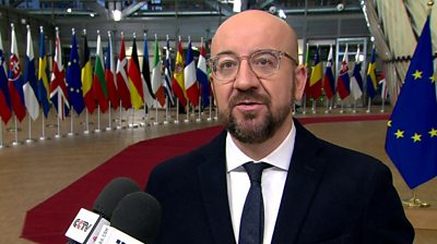 EU Council President Charles Michel