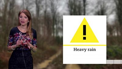 Weather warning in the South East