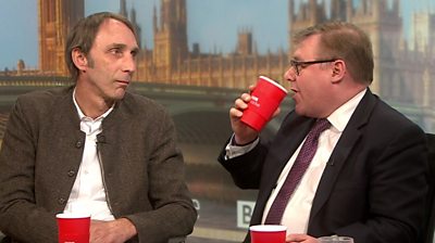 Will Self and Mark Francois