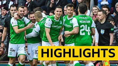 Highlights: Hearts 0-2 Hibernian