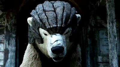 Image of a bear in His Dark Materials