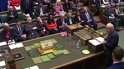 Front benches at PMQs
