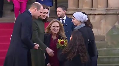 Duke and Duchess of Sussex arrive in Bradford