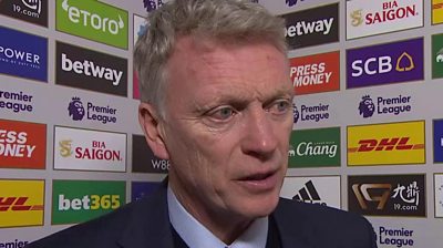 West Ham boss David Moyes on Leicester defeat