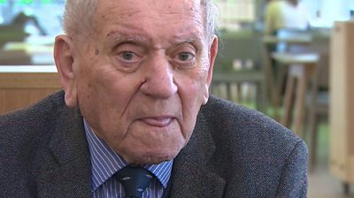 Arek Hersh, a 91-year-old Jewish holocaust survivor, talks about life in Auschwitz.