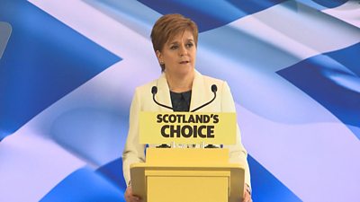 Scotland's first minister has warned that there are "no shortcuts" to independence.