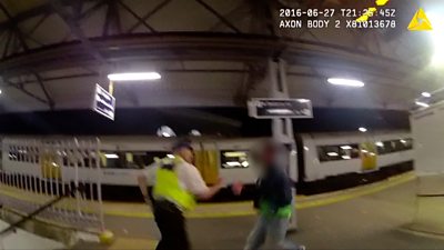 Attack on rail staff