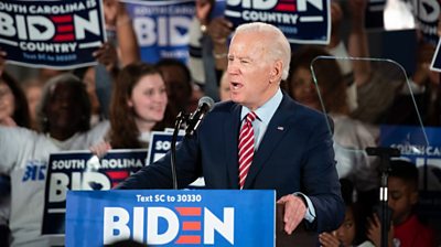 Joe Biden says the Democratic nomination requires "overwhelming support" from black and brown voters