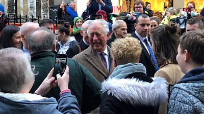 Prince Charles in Pontypridd