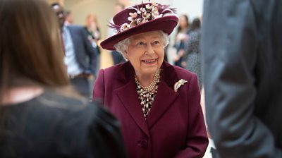 The Queen meets MI5 officers