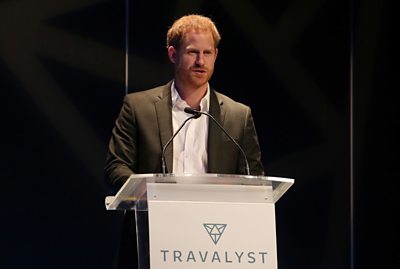 Prince Harry attended a tourism conference in Edinburgh