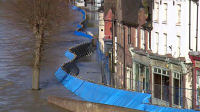 Ironbridge flood defence