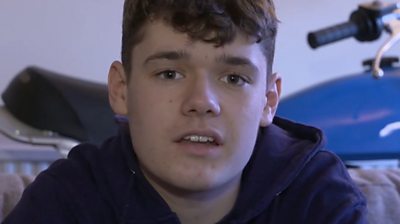 A teenage speedway rider returns to the track, months after suffering a brain injury in a crash.