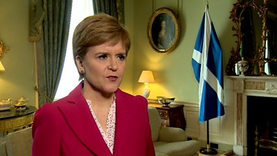 First Minister Nicola Sturgeon sets out Scotland's coronavirus plans as part of the UK action plan.