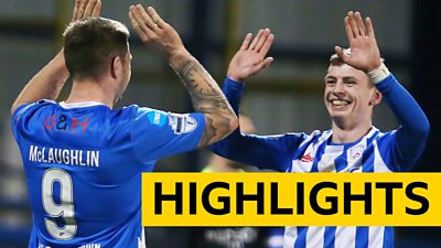 Coleraine beat Glenavon to maintain title push - BBC Sport