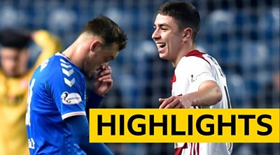 Rangers disappointment, Accies joy