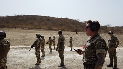 UK troops training African Special Forces in Senegal