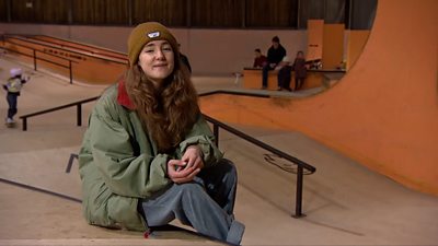 Lilia from Hayle has been encouraging more girls to get into skateboarding.