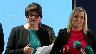 Arlene Foster and Michelle O'Neill