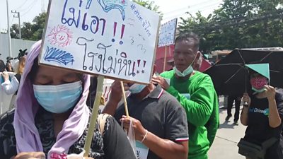 Thai opposition protest