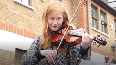Violinist Eleanor Malan