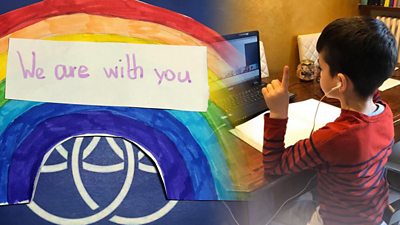Coronavirus: Italian pupils' messages of hope for Scottish children