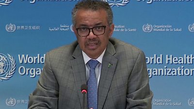 World Health Organisation head Tedros Adhanom Ghebreyesus