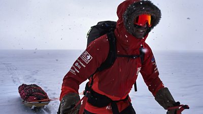 Adventurer Richard Parks describes how he broke two world records in the South Pole.