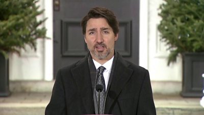 PM Justin Trudeau says it would a 'mistake' for the US to block medical supplies from Canada