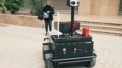A robotic surveillance car