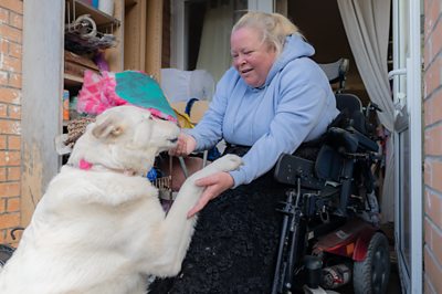 Paula has complex medical needs, she relies on her assistance dog, carers and a nurse for help. The coronavirus has already affected the care she receives.