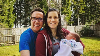 Pete and Hannah's newborn son Jax was born as the UK went into coronavirus lockdown.