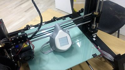 3D-printed mask