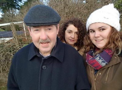 John, daughter Linda and his granddaughter Gwenno