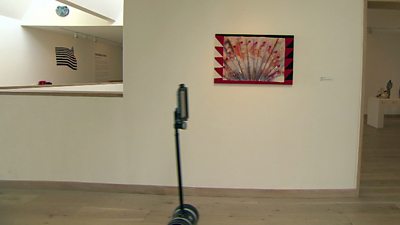 A telepresence robot explores Hastings Contemporary gallery