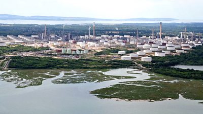 Fawley oil refinery