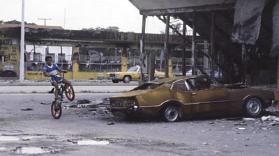 Damage caused by Miami riots