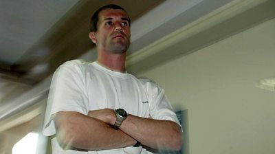 Roy Keane at Saipan in 2002