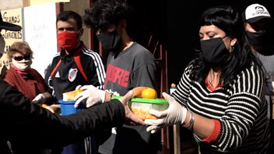 Food bank in Argentina