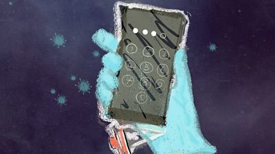 Illustration of a phone