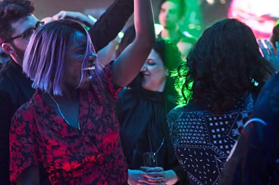 Arabella (MICHAELA COEL) in I May Destroy You (Image Credit: BBC/Various Artists Ltd and FALKNA/Natalie Seery Photographer: Natalie Seery Image Copyright: © Various Artists Ltd and FALKNA)