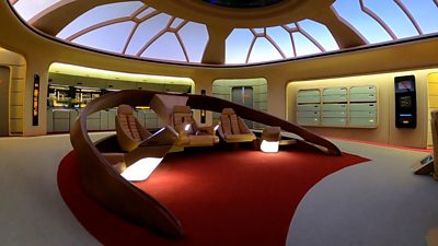 Star Trek: The Next Generation Bridge set