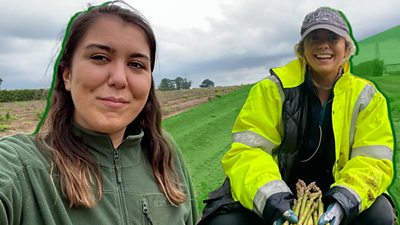 Natalie Hanson and Emily Packer - two Brits who became farm pickers during the coronavirus pandemic