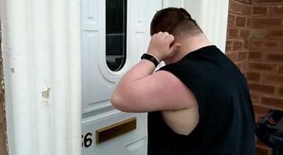 David Ashby goes to his family home for the first time since lockdown