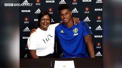 Rashford opens up about his childhood and reliance on schemes like that